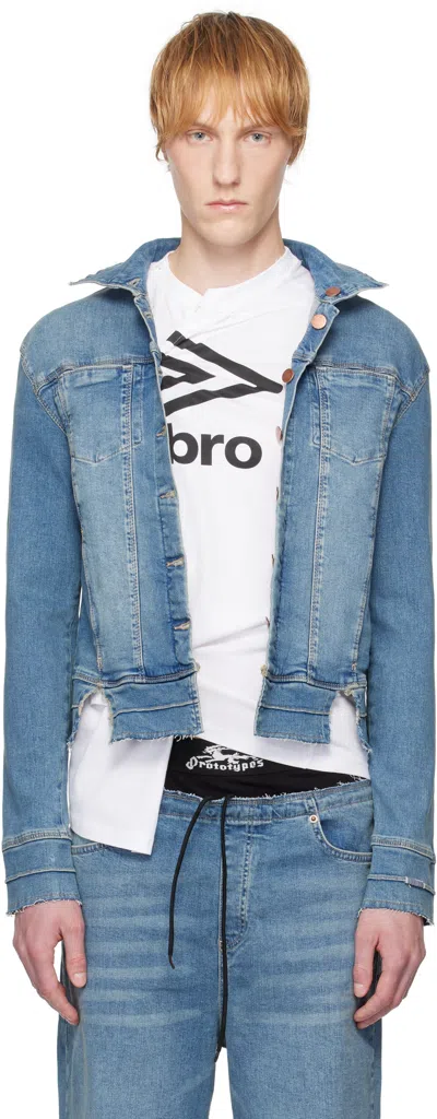 Prototypes Blue Tight Denim Jacket