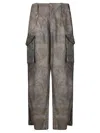 Prototypes Camouflage Cargo Pants With Utility Pockets In Multi
