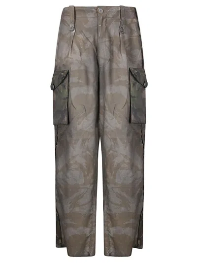 Prototypes Camouflage Cargo Pants With Utility Pockets In Multi