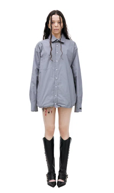 Prototypes Checkered Shirt In Blue