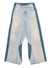 Prototypes Colour-block Jeans In Blue