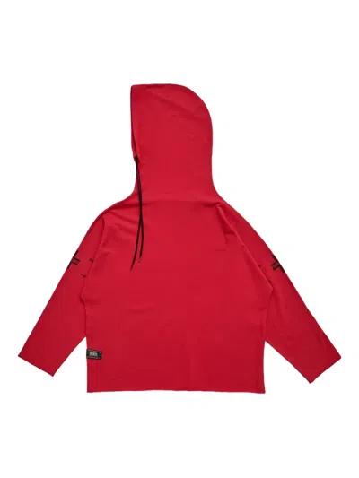 Prototypes Cotton Hoodie In Red