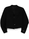 Prototypes Cropped Blazer In Black