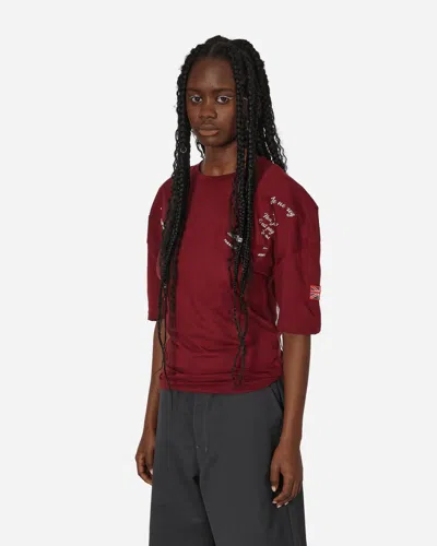 Prototypes Cut Up Shoulder T-shirt In Red | ModeSens Prototypes Cut Up Shoulder T-shirt In Red | ModeSens