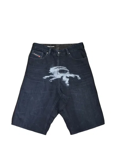 Prototypes Five-pocket Denim Shorts In Blue