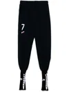 Prototypes Football-sock Track Pants In Blue