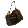 Prototypes Fur Bag In Brown