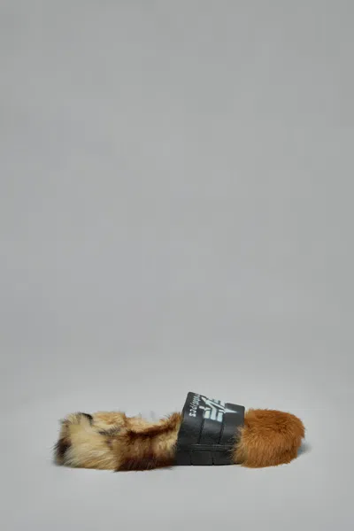 Prototypes Fur Scrap Alpha Sliders In Brown