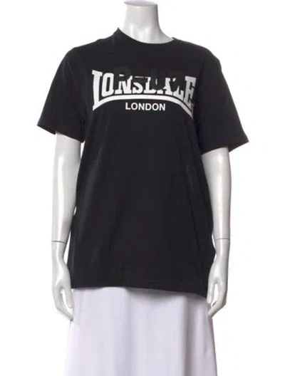 Pre-owned Prototypes Graphic Print Crew Neck T-shirt In Black