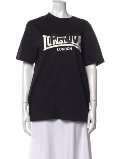 Pre-owned Prototypes Graphic Print Crew Neck T-shirt W/ Tags In Black