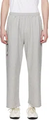 Prototypes Gray '07' Cropped Sweatpants In Grey Molleton
