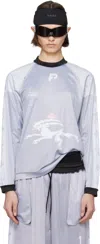 Prototypes Gray Insideout Football Long Sleeve T-shirt