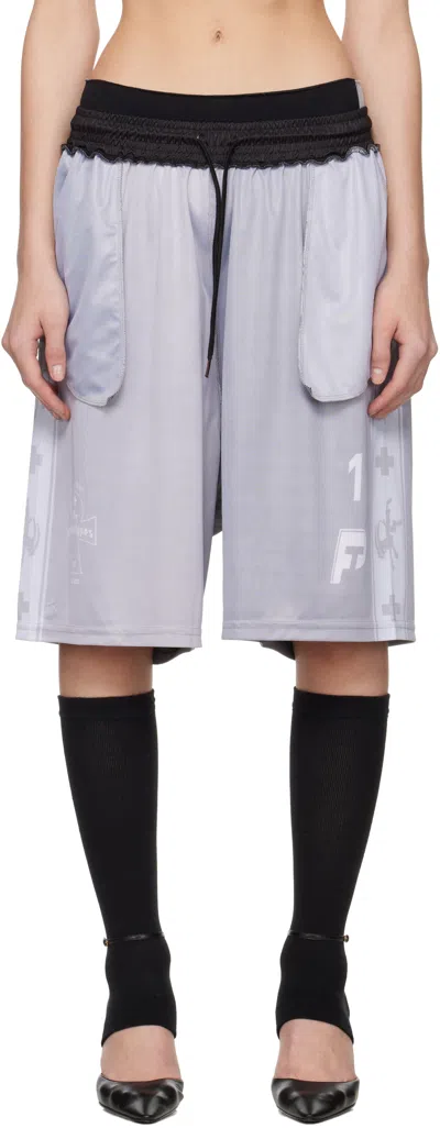 Prototypes Gray Insideout Football Shorts