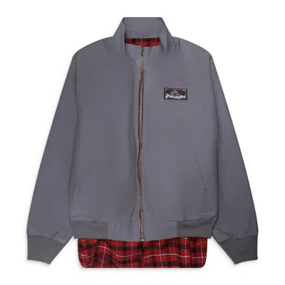 Prototypes Harrington Jacket Grey In Blue