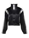 Prototypes Black Upcycled Upside Down Zip Up Sweatshirt