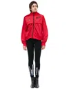 Prototypes High Collar Jacket In Red
