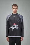 Prototypes Gray Insideout Football Long Sleeve T-shirt In Grey