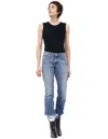 Prototypes Jeans With Elastic Inserts In Blue