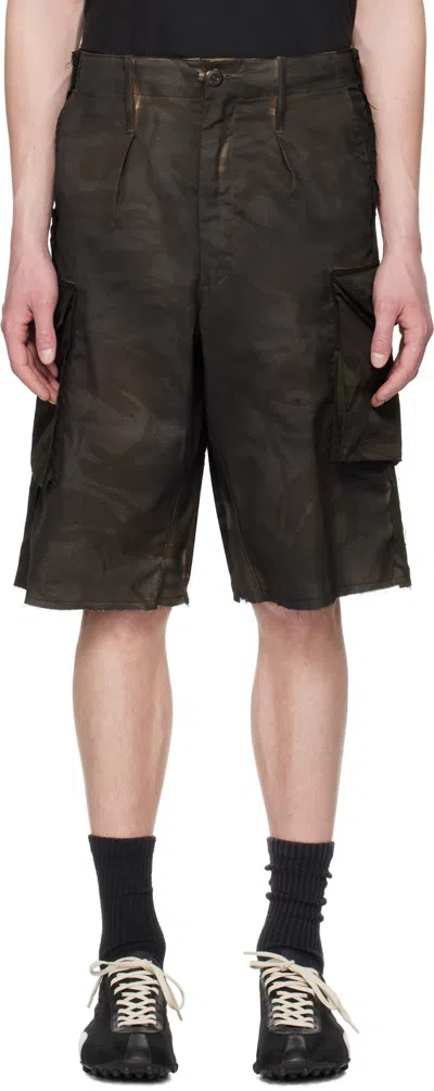 Prototypes Khaki New Overdyed Camo Shorts