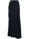 Prototypes Layered Cotton Cargo Trousers In Blue