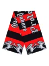 Prototypes Logo-print Scarf In Red