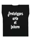 Prototypes Logo-print T-shirt In Schwarz