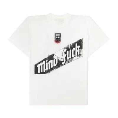 Prototypes Mind Fuck' Printed Tee White In Neutral