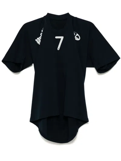 Prototypes Moved Neckline T-shirt In Blue
