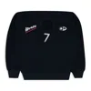 Prototypes Navy Shrunken Sweatshirt In Black