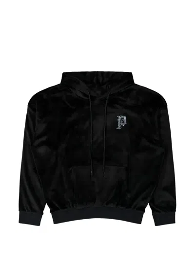 Prototypes Nikki Rhinestone-embellished Hoodie In Black