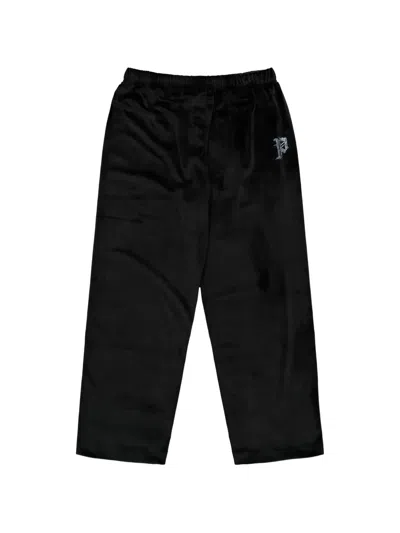 Prototypes Nikki Rhinestone-embellished Track Pants In Black