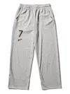 Prototypes Number-print Track Pants In Gray