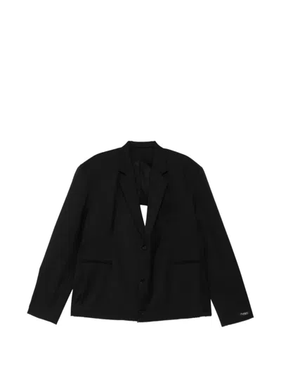 Prototypes Open Back Blazer In Black