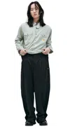 Prototypes Outline Wool Trousers In Black