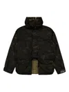 Prototypes Overdyed Camo Parka Green