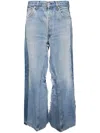 Prototypes Panelled Jeans In Blue