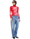 Prototypes Patchwork Jeans In Blue