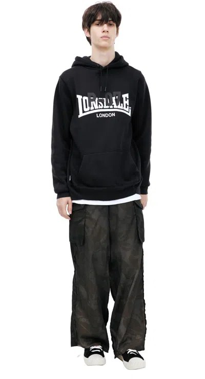Prototypes Printed Hoodie In Black
