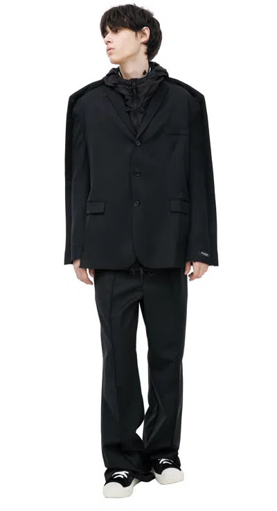 Prototypes Raw Edges Jacket In Black
