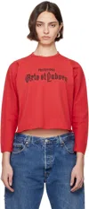 Prototypes Red L.s. 'arte Et Labore' T-shirt
