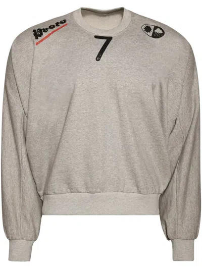Prototypes Shrunken Sweatshirt In Grey
