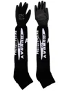 Prototypes Black Sock Gloves In Black