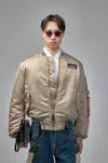Prototypes Sprayed Bomber Jacket In Sand