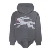 Prototypes Sprayed Goat Hoodie Romper Black In Gray