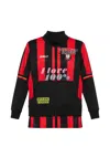 Prototypes Striped Panelled Jacket In Multi