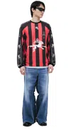 Prototypes Striped Printed Longsleeve In Multi