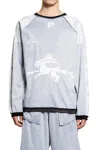 Prototypes Inside Out Football T-shirt In Grey