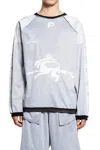 Prototypes Inside Out Football T-shirt In Grey