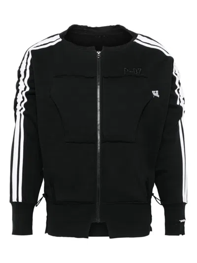 Prototypes Tiny Toggle Zip-up Sweatshirt In Black