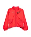 Prototypes Two Way Padded Track Jacket In Red